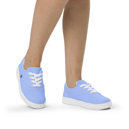 Powder Blue Pharaoh "The Classic's" Low Lace-up Canvas Shoes (Women's)