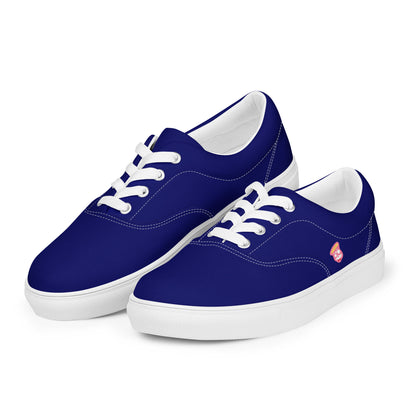 Indigo Blue "The Classic's" Low Lace-up Canvas Shoes (Women's)