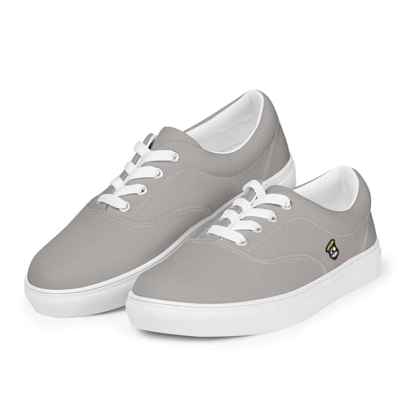 Gray Drips Pharaoh "The Classic's" Low Lace-up Canvas Shoes (Women's)