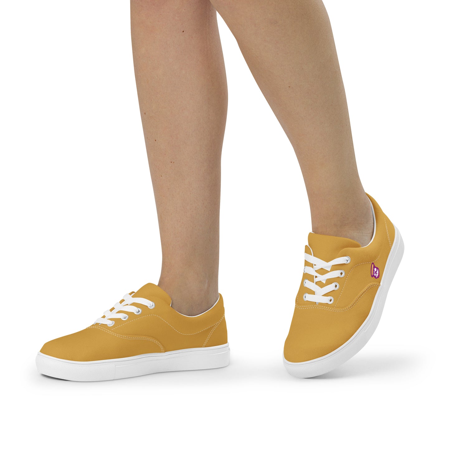 Dijon Gold "Jubilee" "The Classic's" Low Lace-up Canvas Shoes (Women's)