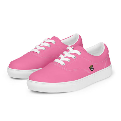 Cotton Candy Pink Pharaoh "The Classic's" Low Lace-up Canvas Shoes (Women's)