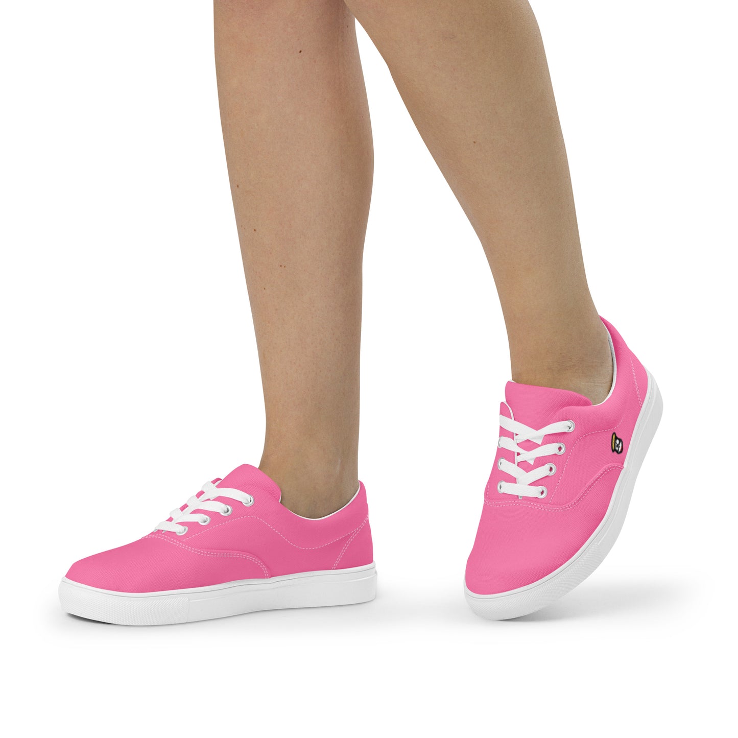 Cotton Candy Pink Pharaoh "The Classic's" Low Lace-up Canvas Shoes (Women's)