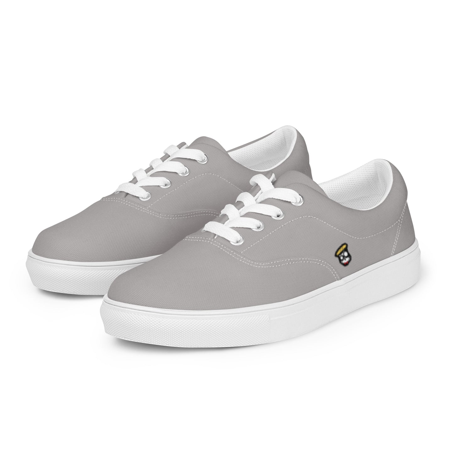 Gray Drips Pharaoh "The Classic's" Low Lace-up Canvas Shoes (Women's)