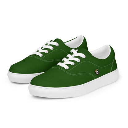 Forest Green Pharaoh "The Classic's" Low Lace-up Canvas Shoes (Women's)