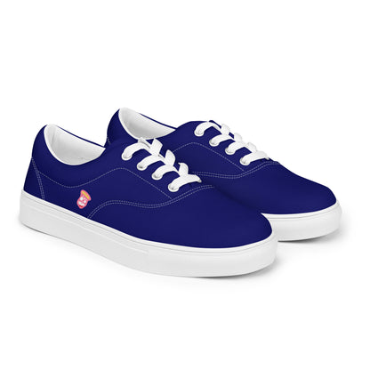 Indigo Blue "The Classic's" Low Lace-up Canvas Shoes (Women's)