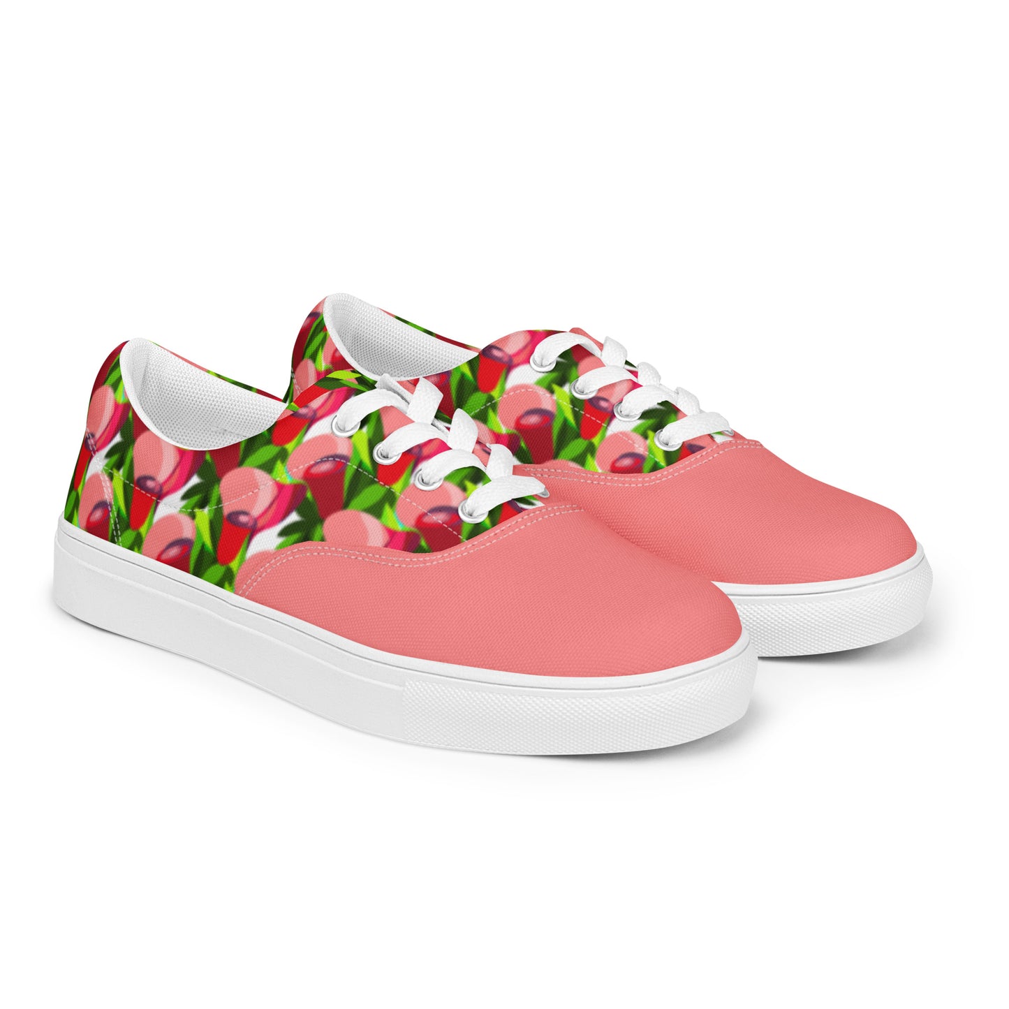 Women’s lace-up canvas shoes