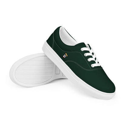 Dark Green "The Classic's" Low Lace-up Canvas Shoes (Women's)